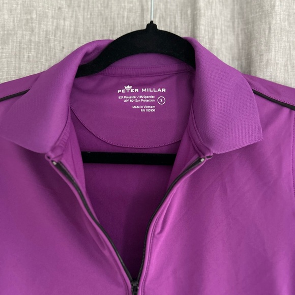 LIKE NEW PETER MILLAR WOMANS SS GOLF POLO SMALL - Picture 3 of 4